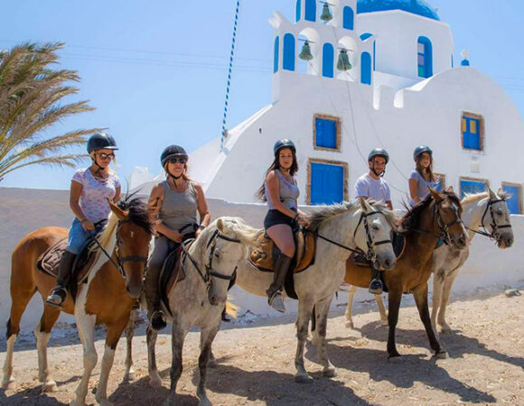 Santorini Private Horse Riding Tour (Dinner Included)